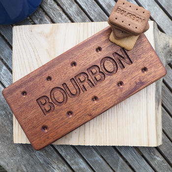 Bourbon Biscuit Giant Wooden Coaster, 4 of 6
