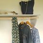 Vintage Styled Wooden Clothes Rail With Top Shelf, thumbnail 4 of 8