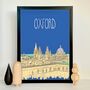 Personalised Oxford Skyline Print, thumbnail 5 of 10