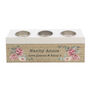 Floral Watercolour Personalised Tealight Box, thumbnail 5 of 5