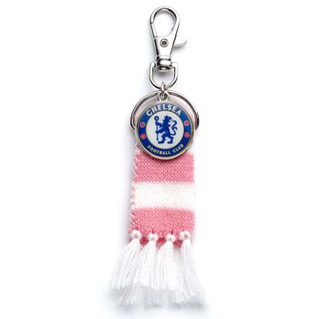 Chelsea Football Club Scarf And Logo Backpack Hanger, 3 of 6