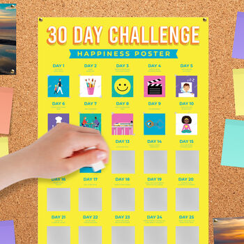 30 Day Challenge Scratch Off Poster, 10 of 12
