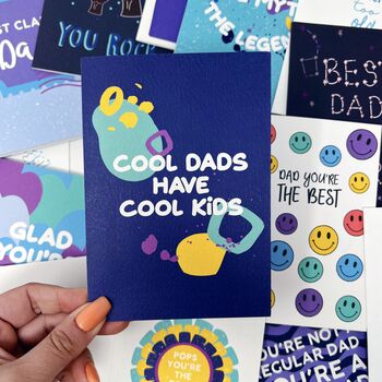 Father's Day Card 'Cool Dads Have Cool Kids', 3 of 3