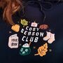 Cosy Season Club Embroidered Sweatshirt Or Hoodie, thumbnail 5 of 12