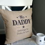 Personalised Daddy Cushion, thumbnail 1 of 2