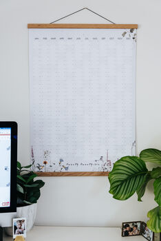 2026 Meadow Flowers Wall Planner, 3 of 7