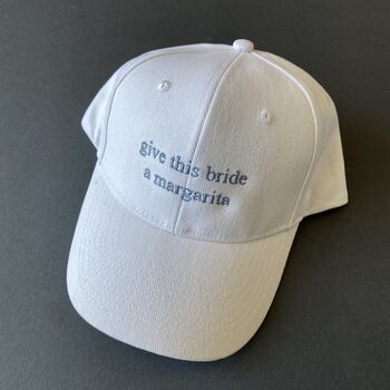 Personalised Slogan Wedding Party Cap, 10 of 12