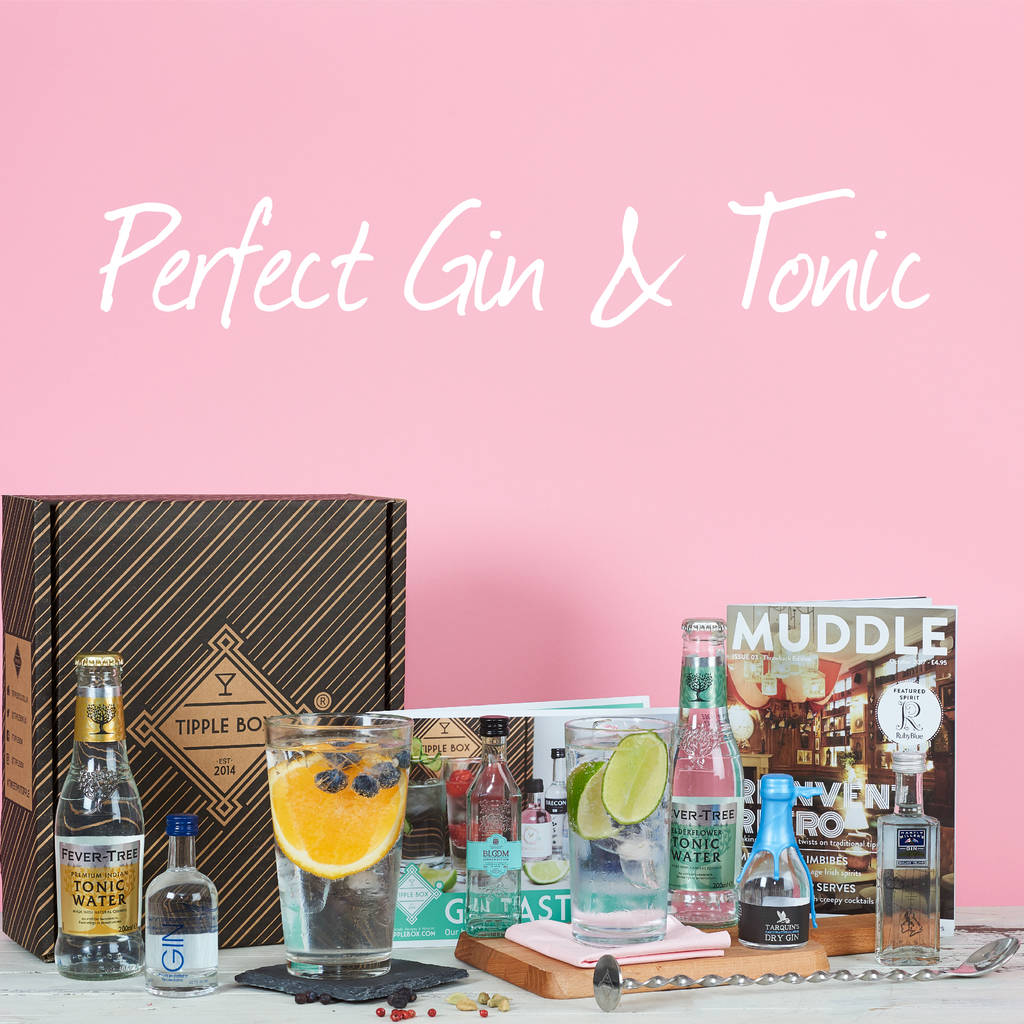 The Perfect Gin And Tonic Set By Tipple Box