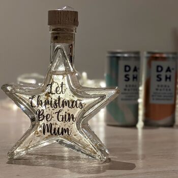 Personalised Christmas Gin Star, 8 of 10