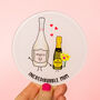Funny Prosecco Coaster For Mum, thumbnail 2 of 6