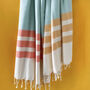Personalised Cotton Throw Shawl Towel, Gift Set For Friends, thumbnail 7 of 11