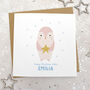 Personalised Glittery Penguin Christmas Card, thumbnail 1 of 2
