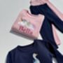 Kids Gift Personalised Pyjama Loungewear Set Animals Designs, thumbnail 6 of 10