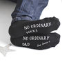 No Ordinary Dad Personalised Socks, thumbnail 1 of 2