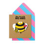 Handmade Mum You're The Bee's Knee's Mother's Day Personalised Card, thumbnail 1 of 5