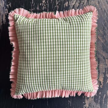 Cross Stitch Cushion Girl, 3 of 6