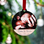 Baby's 1st Christmas Personalised Wooden Bauble, thumbnail 7 of 8
