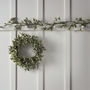 Frosted Mistletoe Artificial Christmas Garland, thumbnail 2 of 4