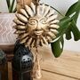 Hanging Brass Sun With Indian Bell Wind Chime, thumbnail 3 of 5
