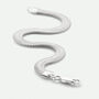 Sterling Silver Snake Chain Bracelet Seven Inch, thumbnail 3 of 3