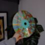 Mushroom Trippy Upcycled 12' Laser Disc Decor, thumbnail 3 of 6