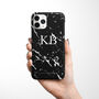 Black Marble Personalised Phone Case, thumbnail 1 of 5