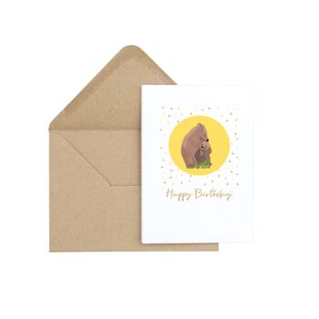 Bear Hug Happy Birthday Card, 5 of 5