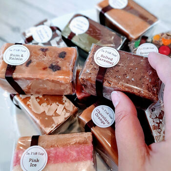 Personalised Happy Fathers Day Fudge Gift Box, 3 of 4