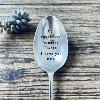 Personalised Vintage Serving Spoon, 2 of 2