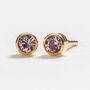 18ct Gold Plated June Birthstone Stud Earrings, thumbnail 5 of 9