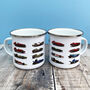 History Of F1 Grand Prix Cars Enamel Mug, thumbnail 3 of 3