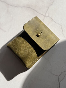 Personalised Handmade Leather Playing Cards Holder, 9 of 9