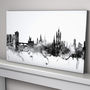 Aberdeen Skyline Cityscape Black And White, thumbnail 2 of 5