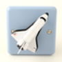 Outer Space Bedroom Rocket Light Switch, thumbnail 3 of 11