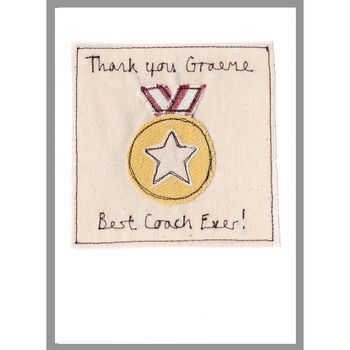Personalised Gold Medal Father's Day Card, 9 of 12