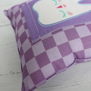 Checkerboard Tooth Fairy Cushion, 12 of 12