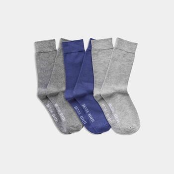 Men's Three Pair 'Melange' Bamboo Sock Gift Box, 2 of 5