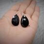 Black Onyx Sterling Silver Earrings, thumbnail 7 of 7