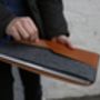 Classic Leather Macbook Sleeve, thumbnail 3 of 4