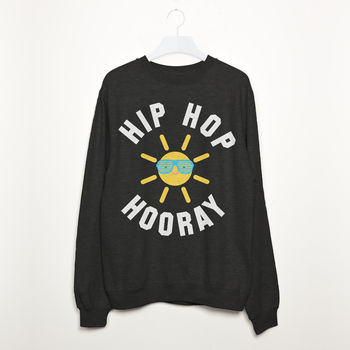 Hip Hop Hooray Sunshine Women's Slogan Sweatshirt, 3 of 3