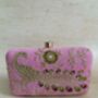 Peacock Pink Clutch Bag, thumbnail 1 of 10