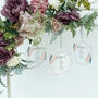 Hexagonal Acrylic Hanging Wedding Table Plan, thumbnail 7 of 12