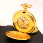 Antique Style Gold Personalised Pocket Watch, thumbnail 2 of 7