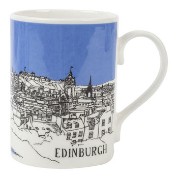 Edinburgh Calton Hill Mug Blue, 4 of 4