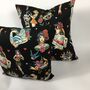 Tattooed Lady Cushion Cover In Black, thumbnail 4 of 4