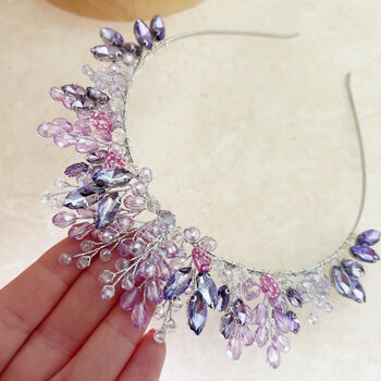 Lilac And Pink Headband, 6 of 6