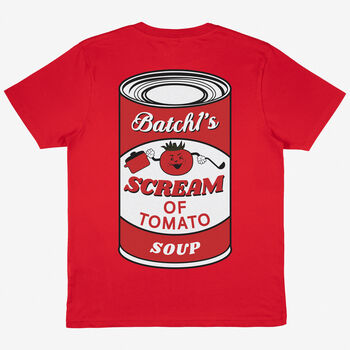 Scream Of Tomato Soup Men's Slogan T Shirt, 2 of 2