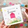 Personalised Easter Card For Child, Watercolour Bunny And Chick Design, For Daughter, Son, Granddaughter, Grandson Etc, thumbnail 2 of 6