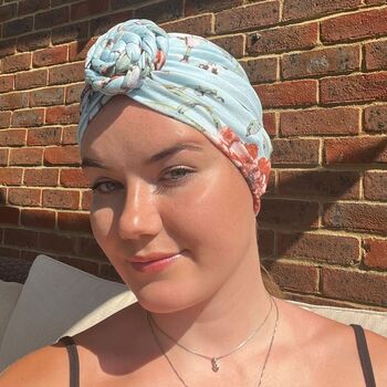 Cancer Scarves Pre Tied Headwrap Platt Knotted, 2 of 10