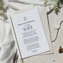 Personalised Wedding Anniversary Card For Him, thumbnail 4 of 7